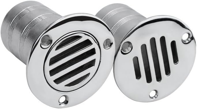 50MM Boat Floor Deck Drain,316 Stainless Steel Detachable or Integral Anti-Odor Scupper Deck Drain for Yacht,Speedboat, Fishing Boat