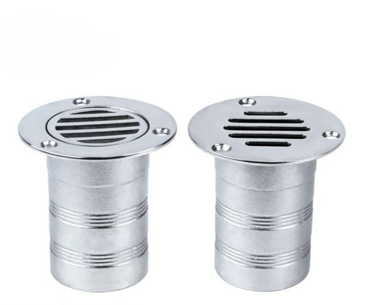 Dreno de convés de piso de barco de 50 mm, dreno de convés de aço inoxidável 316 removível ou anti-odor integral para iate, lancha, barco de pesca