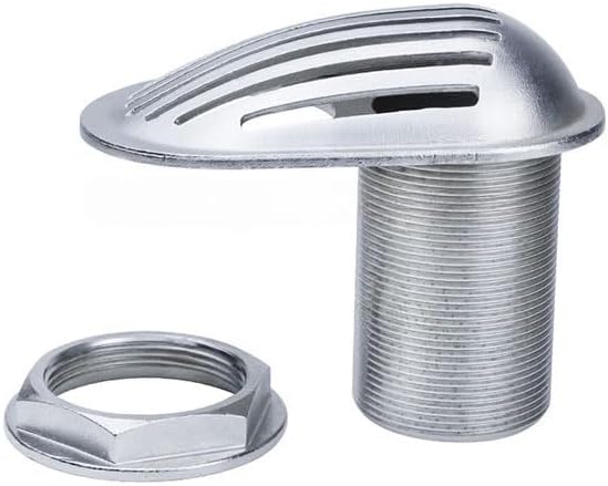 316 Stainless Steel Boat Intake Strainer,Multiple Specifications Filter Scoop, Thru Hull Water Pickup Floor Deck Drain for Yacht