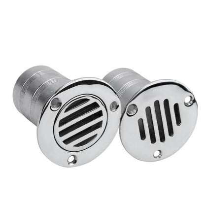 50MM Boat Floor Deck Drain,316 Stainless Steel Detachable or Integral Anti-Odor Scupper Deck Drain for Yacht,Speedboat, Fishing Boat