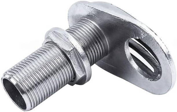 316 Stainless Steel Boat Intake Strainer,Multiple Specifications Filter Scoop, Thru Hull Water Pickup Floor Deck Drain for Yacht