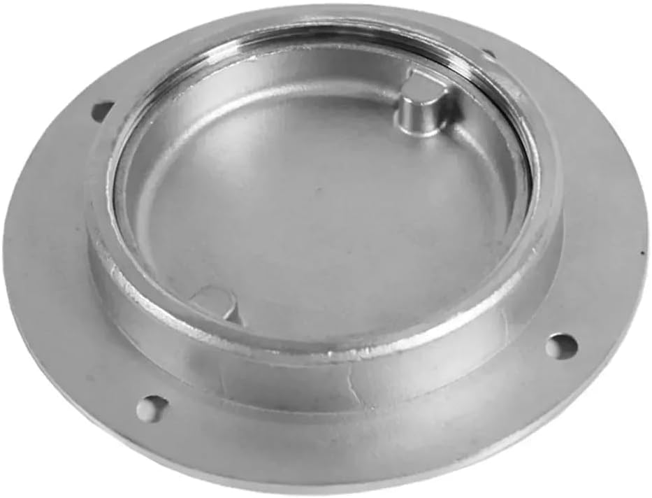 Deck Plate 3/4/5/6 Inch Stainless Steel Hand Mirror Polished Marine Grade Rustproof for Boat/Yacht