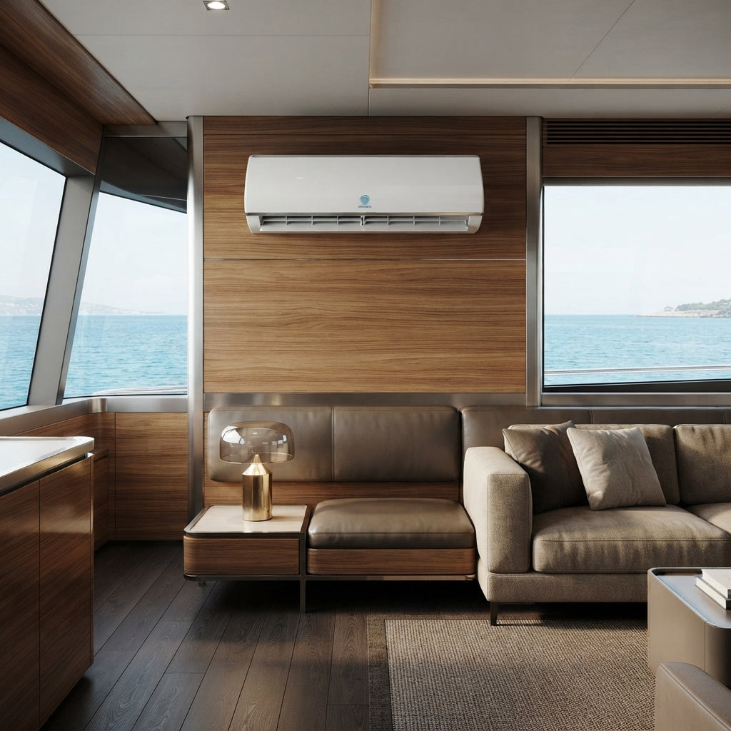 Marine Air Conditioner - 220V 60Hz Dual-Mode Cooling & Heating Unit