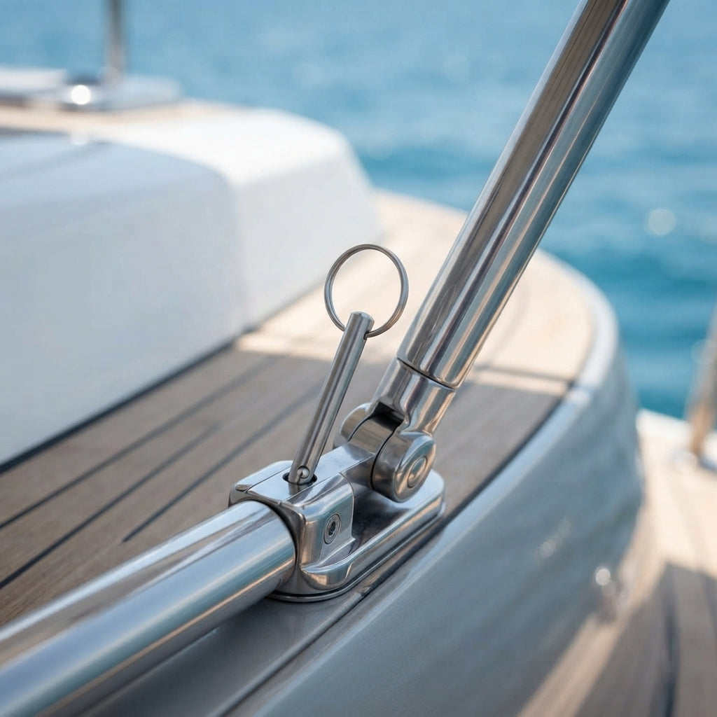 316 Stainless Steel Quick-Release Ball Pin - Marine Grade Safety Latch