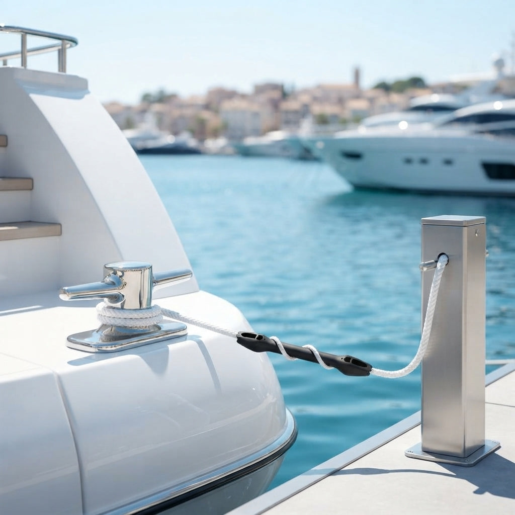 Airow Marine Universal EPDM Mooring Snubber - UV-Stable Shock Absorber