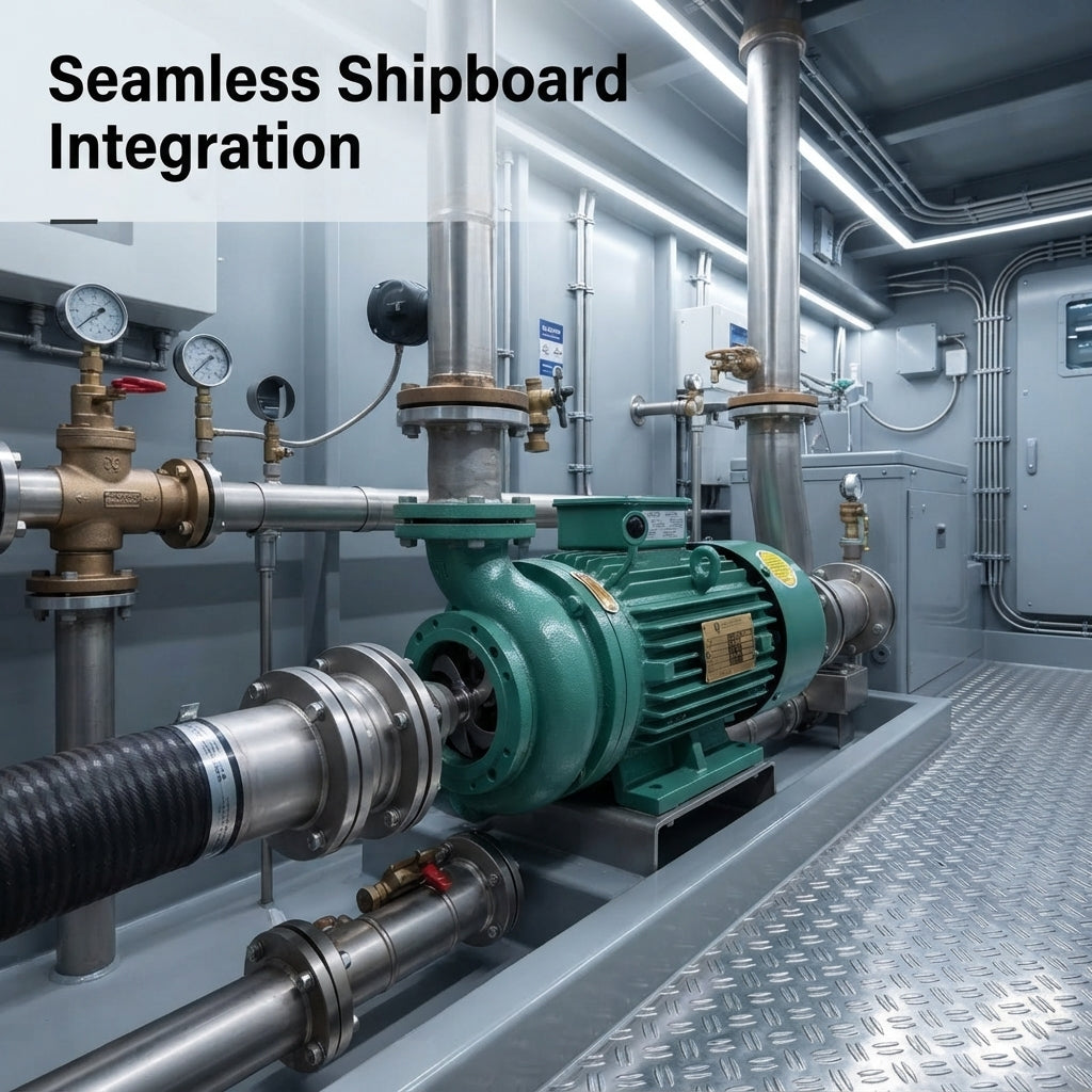 Marine Sewage Grinder Pump - CCS-Certified Self-Priming Macerator