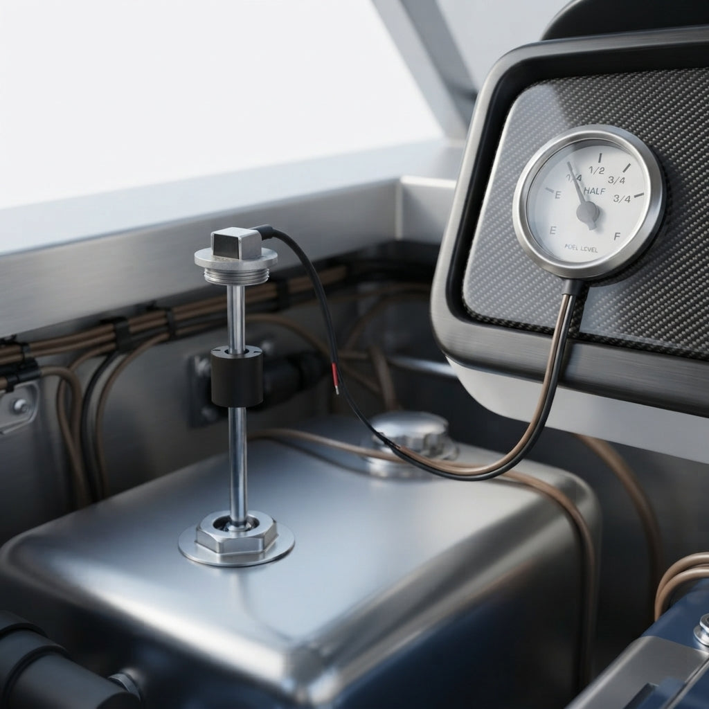 Marine Fuel & Water Tank Level Sensor - 316L Stainless Steel, 250-1000mm