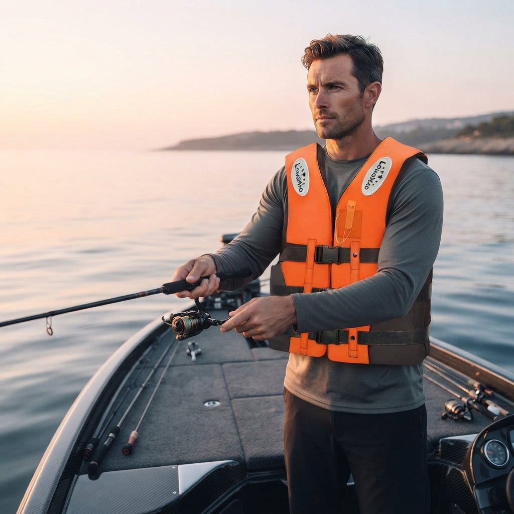 Adult Life Jacket - Professional High-Buoyancy Marine Vest