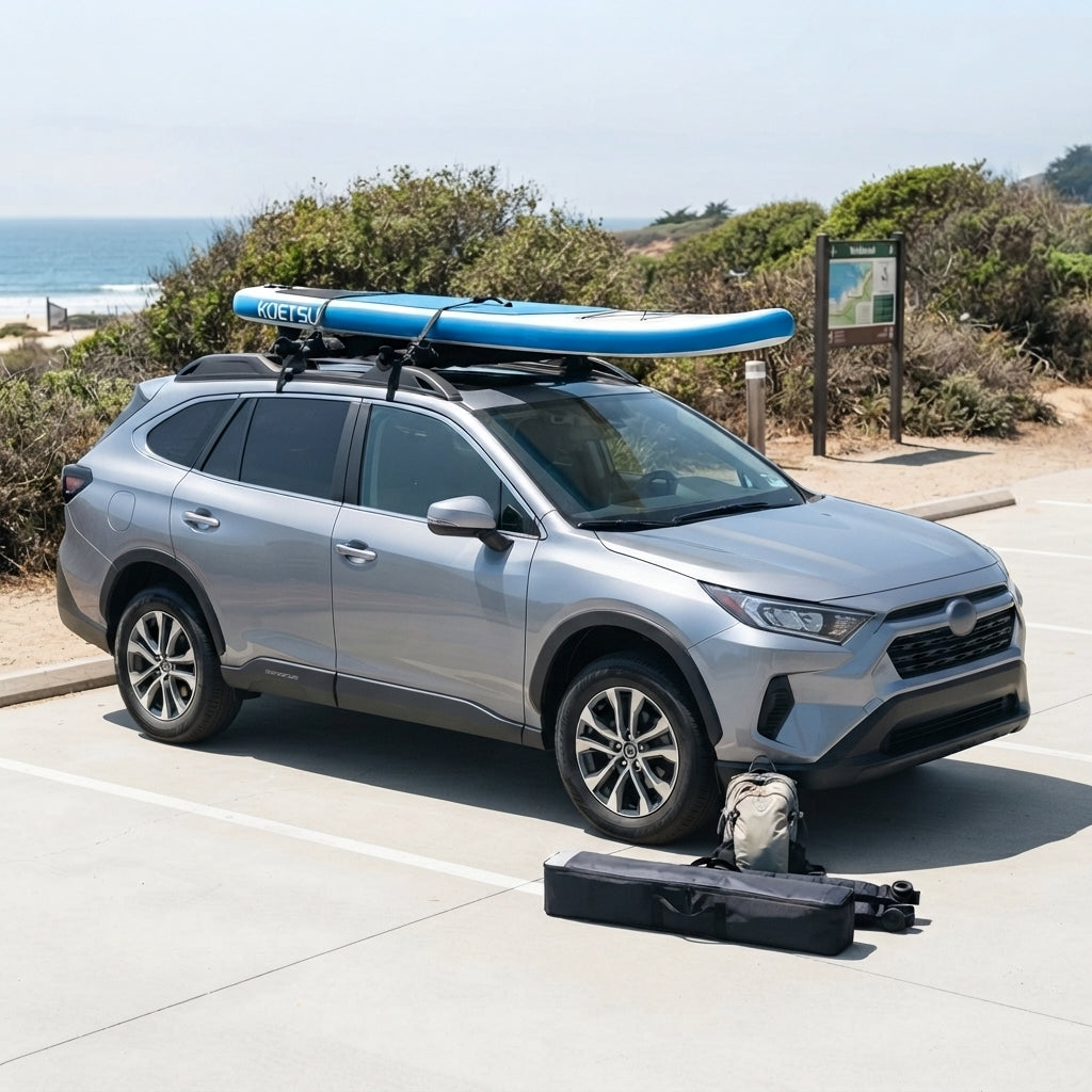 Airow Marine Universal Soft Roof Rack - Heavy-Duty Padded for Kayaks & SUPs