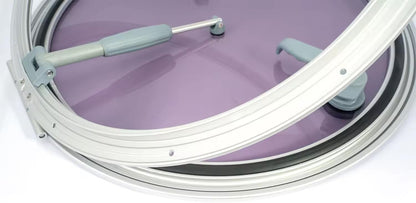 Aluminum Deck Hatch & Boat Porthole Window, Acrylic Round Opening Portlight, Anodized Marine Hatch,Marine Skylight for Boats/Yachts/Ships/RV