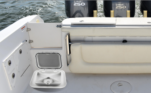 AirowMarine Recessed Marine Storage Hatch - Waterproof ABS Bait Box