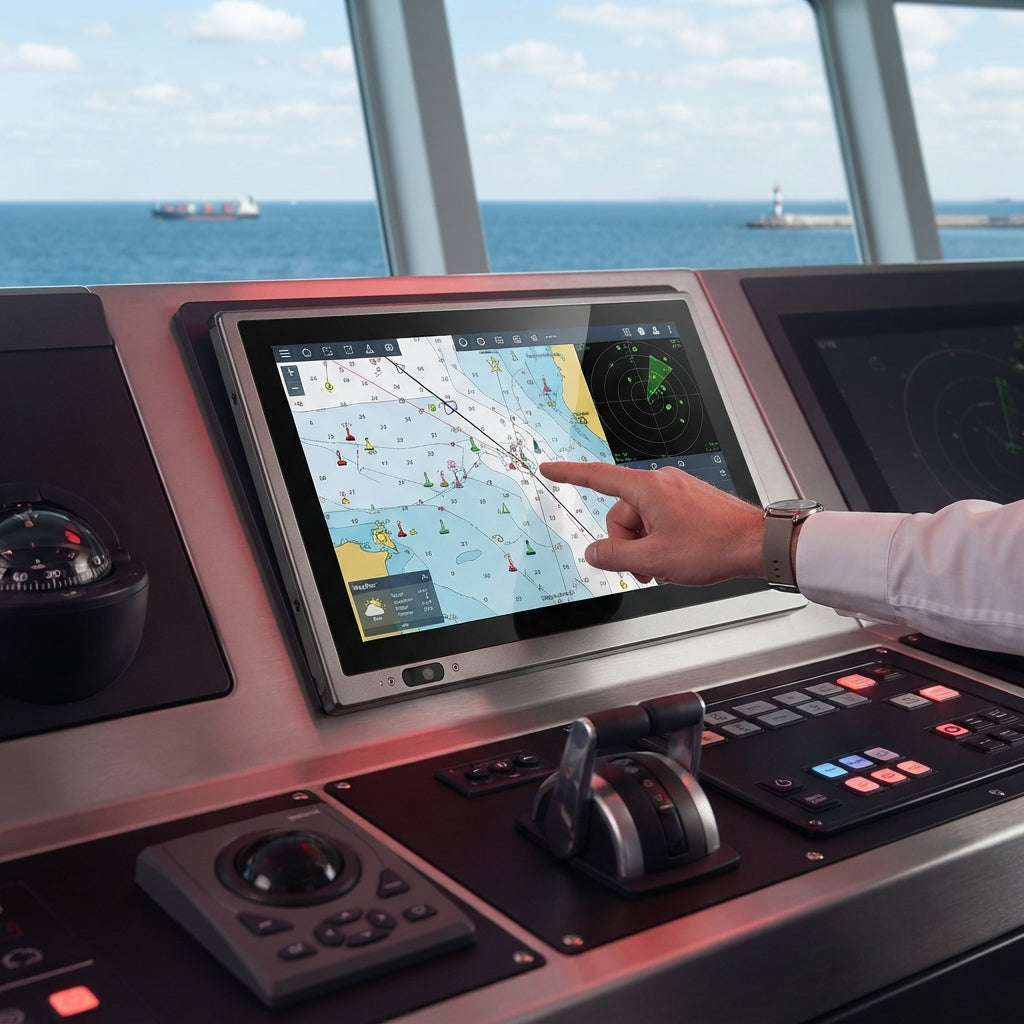 10.1-inch Embedded Marine Capacitive Touchscreen Display - IP65 Waterproof IPS