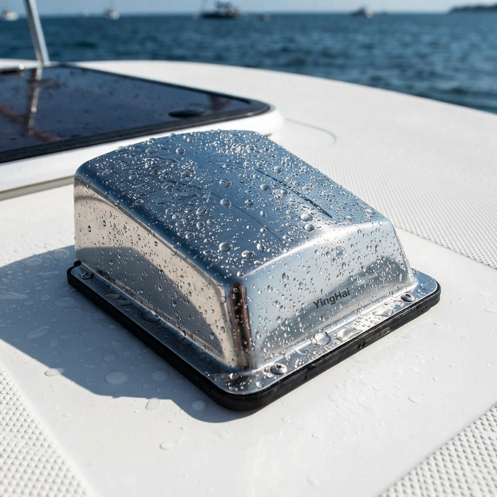 Marine 316 Stainless Steel Cowl Vent & Exhaust Port - Mirror Finish, Yacht Grade