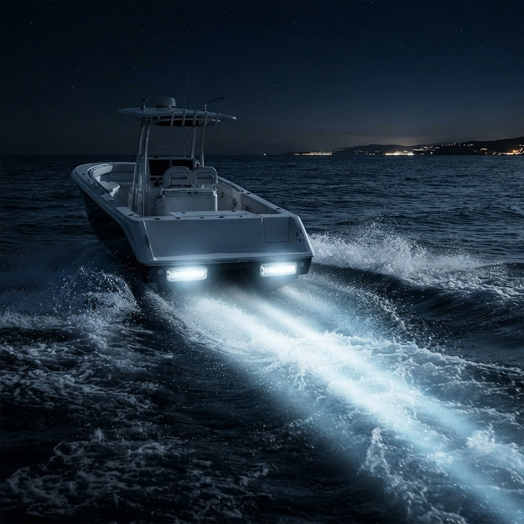 Airow Marine 42-LED Underwater Boat Light - 316 SS, 10-30V, IP68