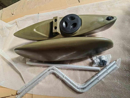 Kayak Stabilizers, Canoe Stabilizer, Kayak Outriggers/Stabilizers System Kit with Sidekick Arms Rod and Installation Accessories