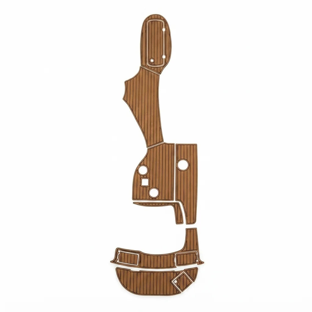 Premium EVA Foam Teak Floor Pad Mat for 2001 Chaparral Sunesta 252 Swim Platform & Cockpit