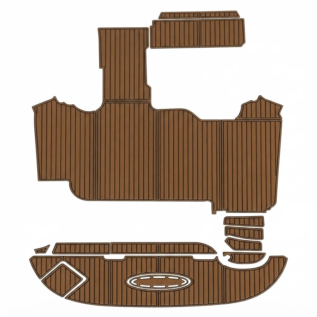 Custom EVA Foam Boat Flooring Kit for 2004 Sea Ray 480 Motor Yacht (Swim Platform & Cockpit)