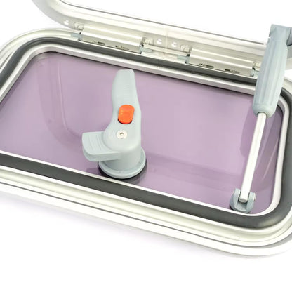 Aluminum Boat Hatch/Boat Window, Acrylic Rectangular Porthole & Portlight, Marine Skylight for Boats/Ships/Yachts/RV