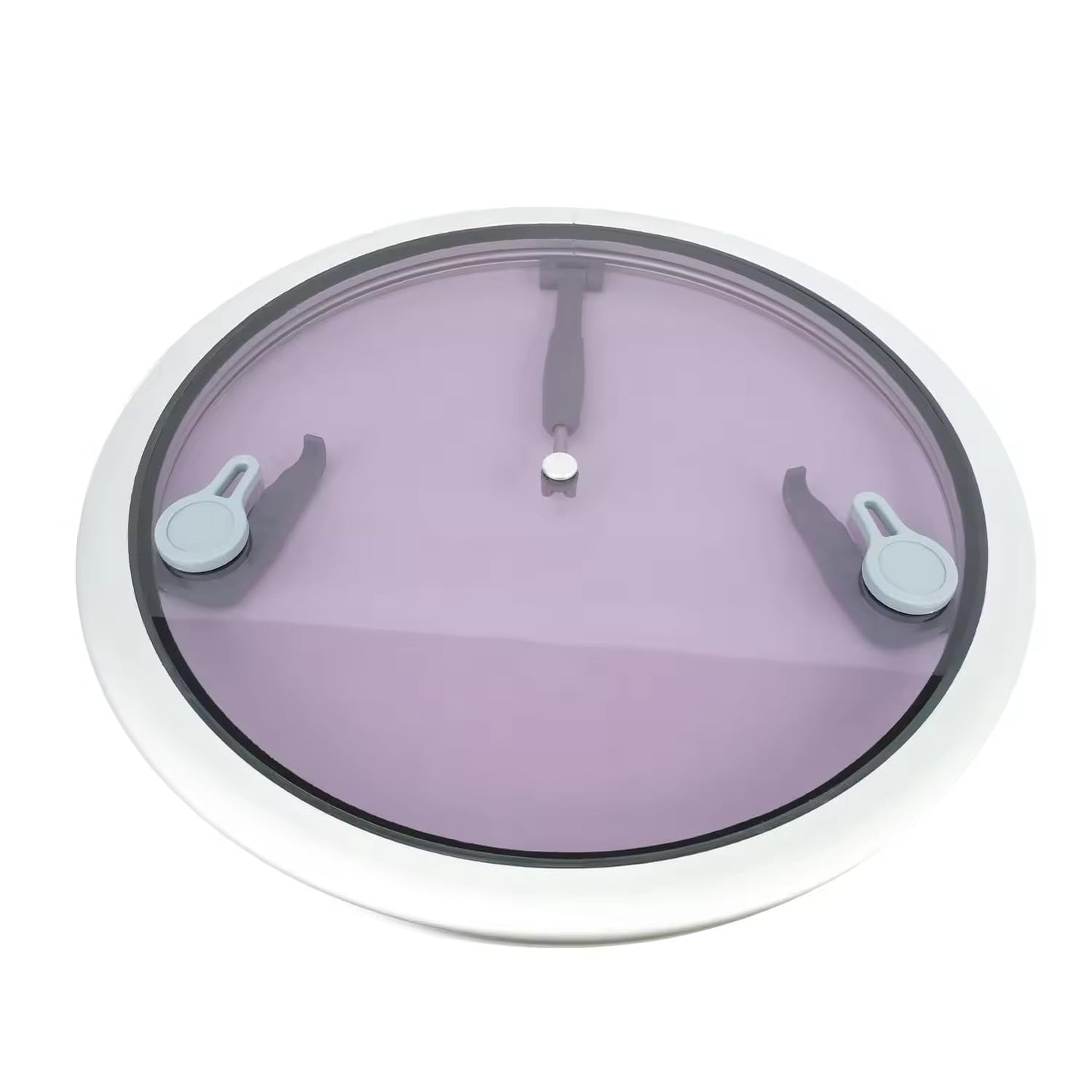 Aluminum Deck Hatch & Boat Porthole Window, Acrylic Round Opening Portlight, Anodized Marine Hatch,Marine Skylight for Boats/Yachts/Ships/RV