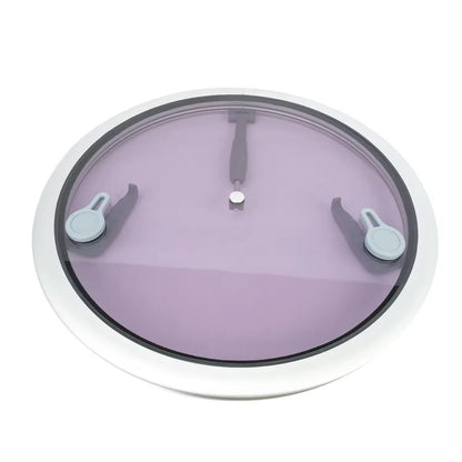 Aluminum Deck Hatch & Boat Porthole Window, Acrylic Round Opening Portlight, Anodized Marine Hatch,Marine Skylight for Boats/Yachts/Ships/RV