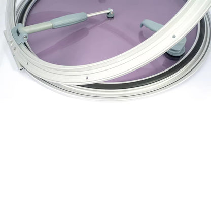 Aluminum Deck Hatch & Boat Porthole Window, Acrylic Round Opening Portlight, Anodized Marine Hatch,Marine Skylight for Boats/Yachts/Ships/RV
