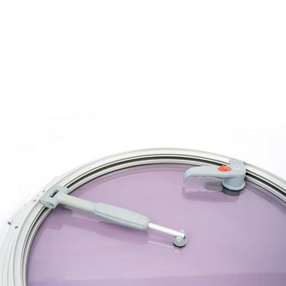 Aluminum Deck Hatch & Boat Porthole Window, Acrylic Round Opening Portlight, Anodized Marine Hatch,Marine Skylight for Boats/Yachts/Ships/RV