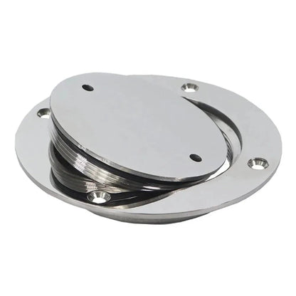 Deck Plate 3/4/5/6 Inch Stainless Steel Hand Mirror Polished Marine Grade Rustproof for Boat/Yacht