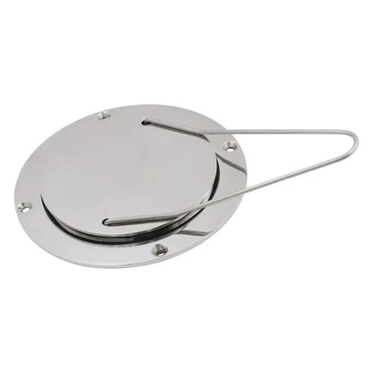 Deck Plate 3/4/5/6 Inch Stainless Steel Hand Mirror Polished Marine Grade Rustproof for Boat/Yacht