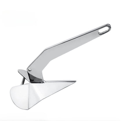 Delta Anchor, Stainless Steel Boat Anchor with Mirror Polish, Corrosion Resistant for Yacht/Sailboat/Fishing Boat