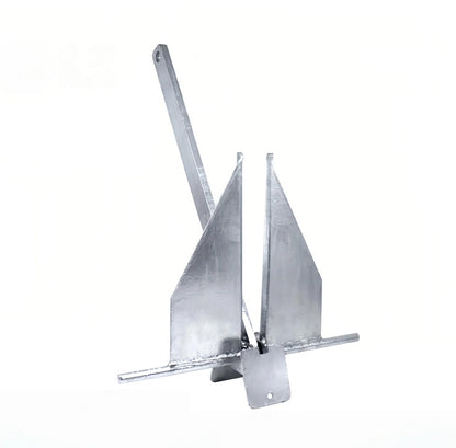 Galvanized Danforth Anchor, Stainless Steel Boat Anchor with Mirror Polish, Corrosion Resistant for Yacht/Sailboat/Fishing Boat