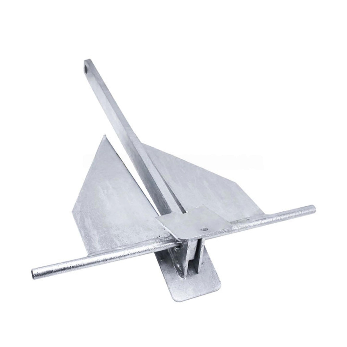 Galvanized Danforth Anchor, Stainless Steel Boat Anchor with Mirror Polish, Corrosion Resistant for Yacht/Sailboat/Fishing Boat