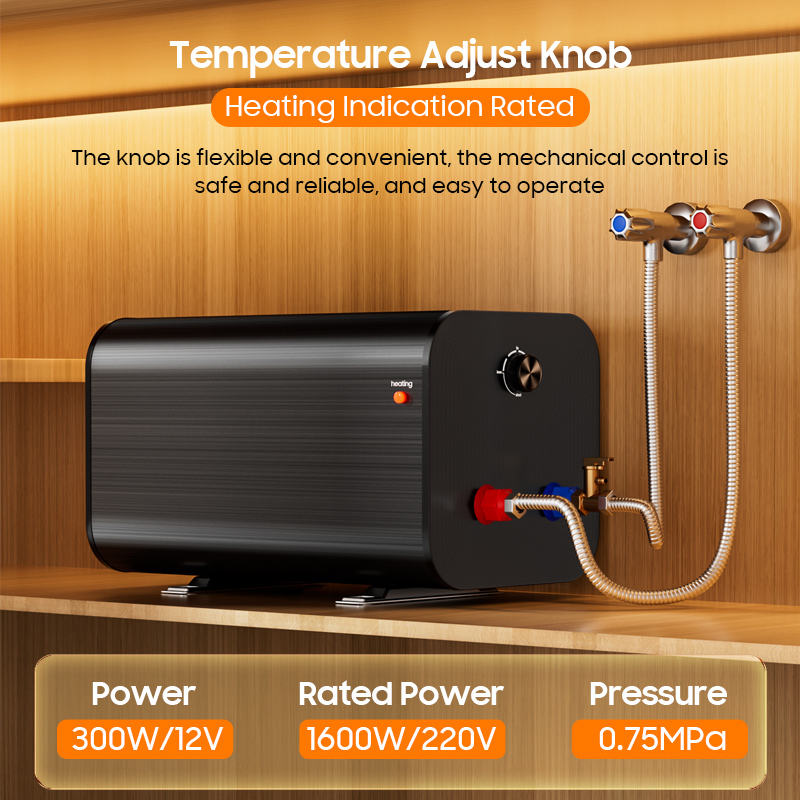 Marine Electric Water Heater - Dual Voltage (12V/220V) - 10-30L Capacity