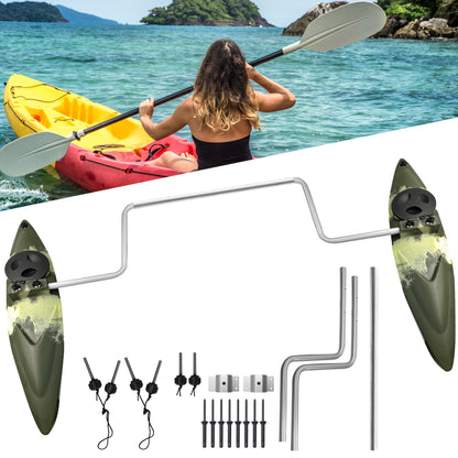Kayak Stabilizers, Canoe Stabilizer, Kayak Outriggers & Stabilizers System Kit with Installation Accessories and Sidekick Arms Rod