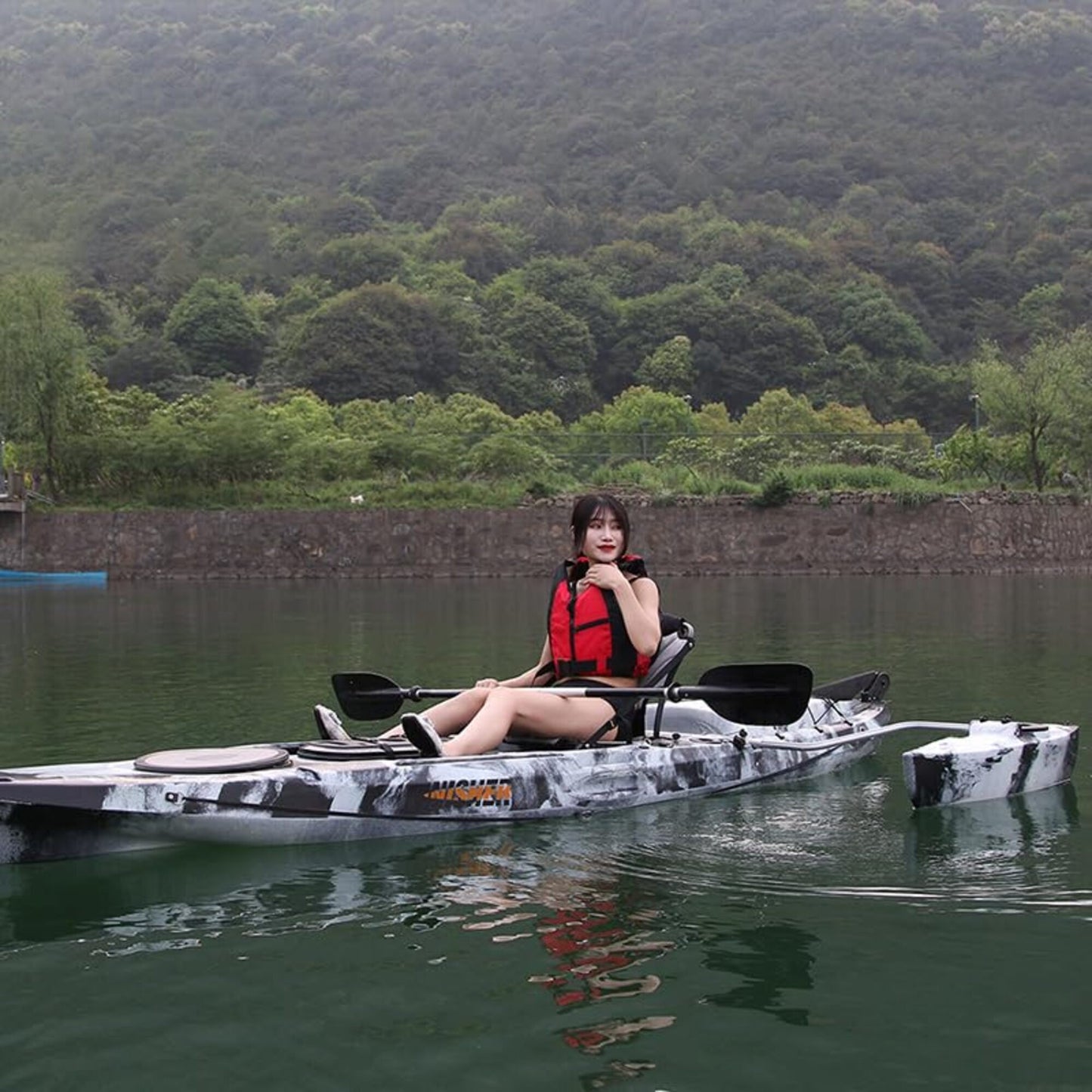 Kayak Stabilizers, Canoe Stabilizer, Kayak Outriggers & Stabilizers System Kit with Installation Accessories and Sidekick Arms Rod