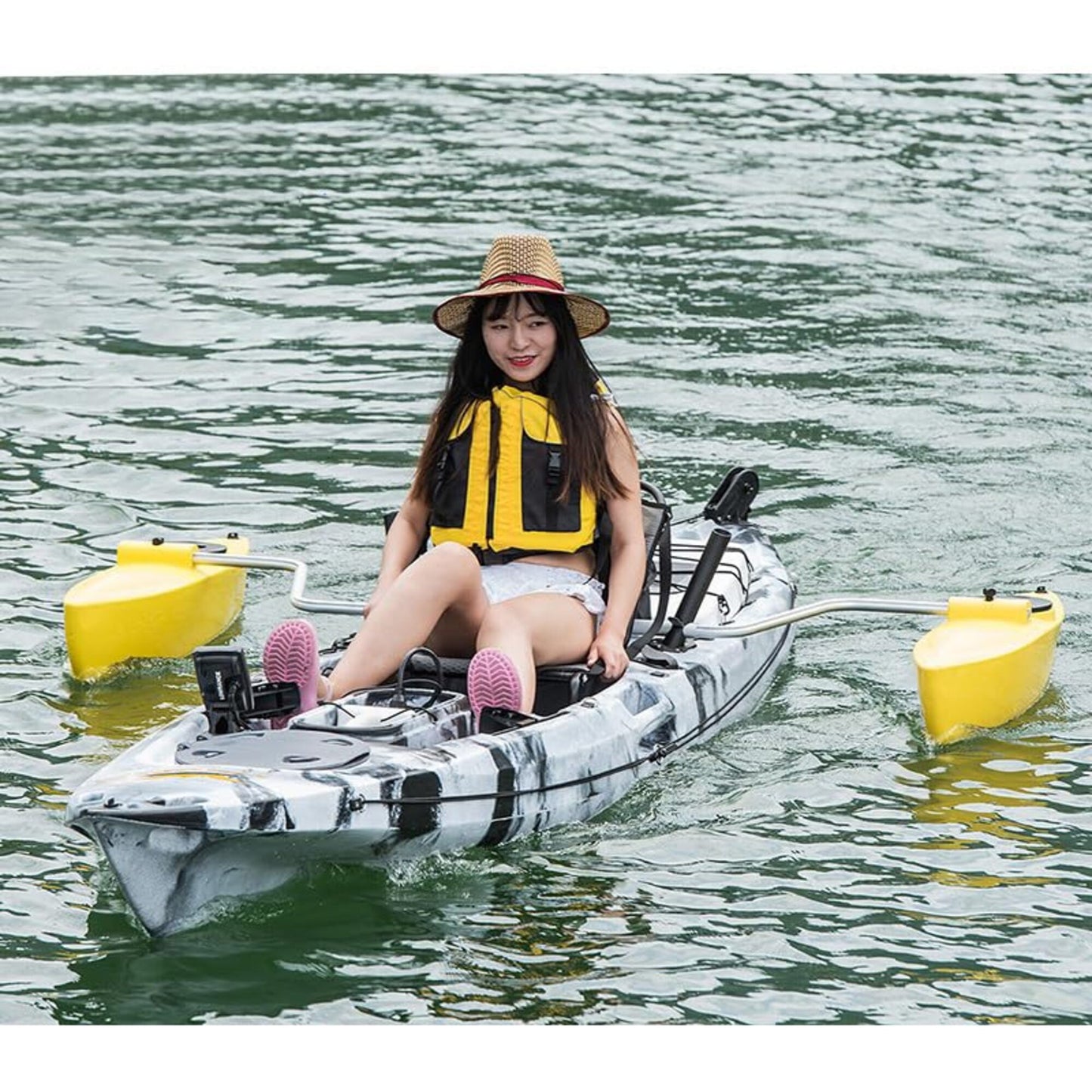 Kayak Stabilizers, Canoe Stabilizer, Kayak Outriggers & Stabilizers System Kit with Installation Accessories and Sidekick Arms Rod