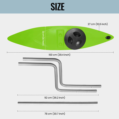 Kayak Stabilizers, Canoe Stabilizer, Kayak Outriggers & Stabilizers System Kit with Installation Accessories and Sidekick Arms Rod