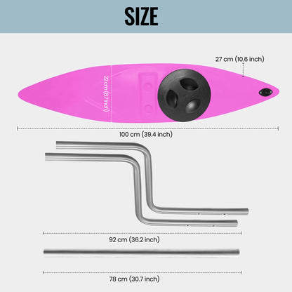 Kayak Stabilizers, Canoe Stabilizer, Kayak Outriggers & Stabilizers System Kit with Installation Accessories and Sidekick Arms Rod