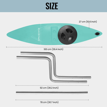 Kayak Stabilizers, Canoe Stabilizer, Kayak Outriggers & Stabilizers System Kit with Installation Accessories and Sidekick Arms Rod