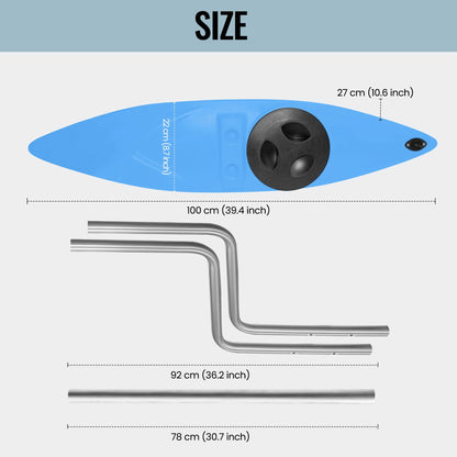 Kayak Stabilizers, Canoe Stabilizer, Kayak Outriggers & Stabilizers System Kit with Installation Accessories and Sidekick Arms Rod