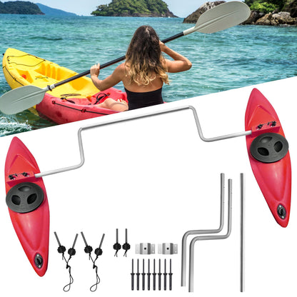 Kayak Stabilizers, Canoe Stabilizer, Kayak Outriggers & Stabilizers System Kit with Installation Accessories and Sidekick Arms Rod