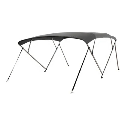 Cubierta para toldo Bimini con varilla de soporte de nailon, tela Oxford 600D con marco de tubo cuadrado de aluminio 6063, protección solar, impermeable, para cruceros, yates y barcos.