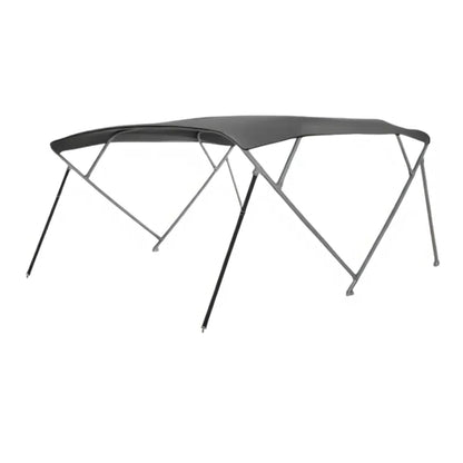 Cubierta para toldo Bimini con varilla de soporte de nailon, tela Oxford 600D con marco de tubo cuadrado de aluminio 6063, protección solar, impermeable, para cruceros, yates y barcos.