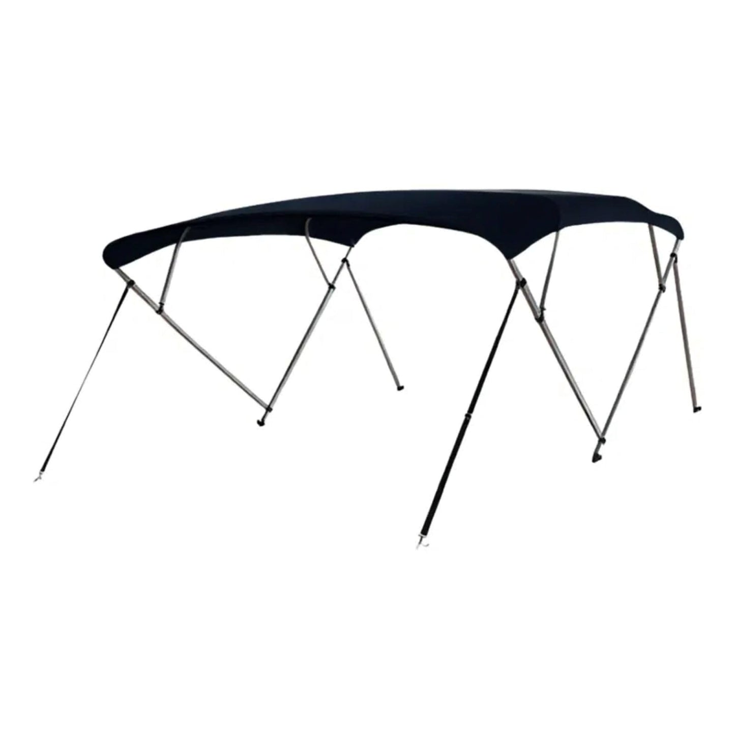 Cubierta para toldo Bimini con varilla de soporte de nailon, tela Oxford 600D con marco de tubo cuadrado de aluminio 6063, protección solar, impermeable, para cruceros, yates y barcos.