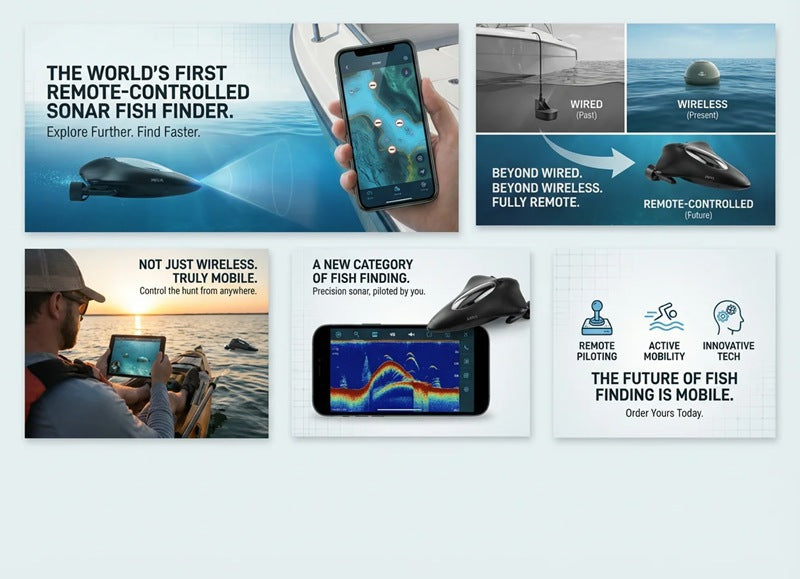 Airow Marine HERO Smart Sonar Fish Finder - HD Radar & App Control