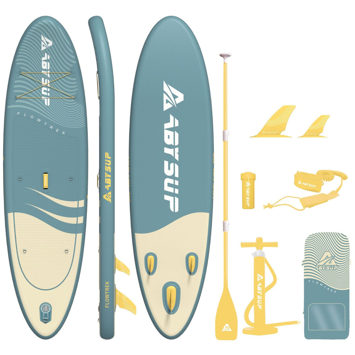 Flowtrek Inflatable SUP Kit – Military-Grade PVC, 10 ft 6 in