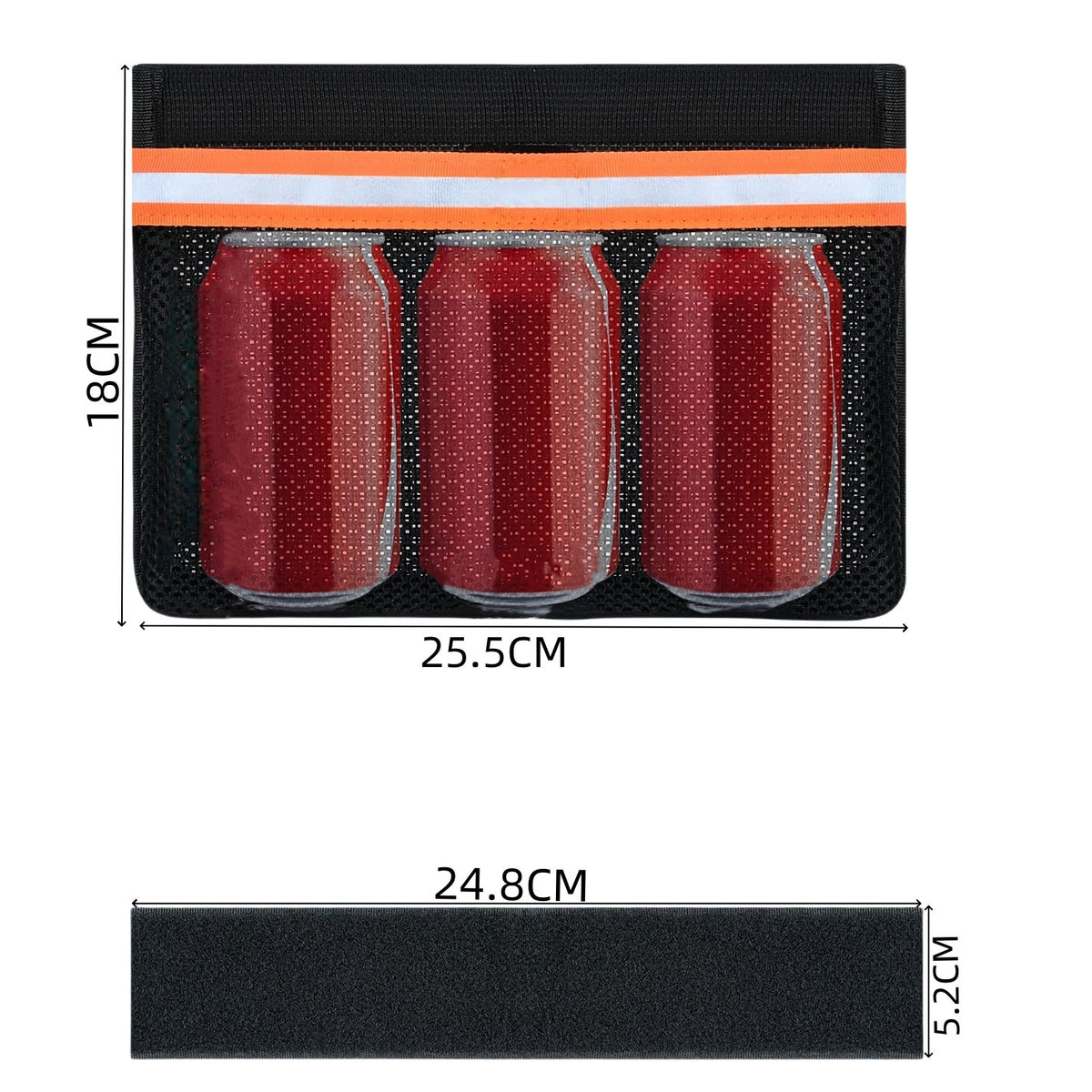 Airow Marine Reflective Mesh Storage Pouch - UV-Resistant (Set of 2)