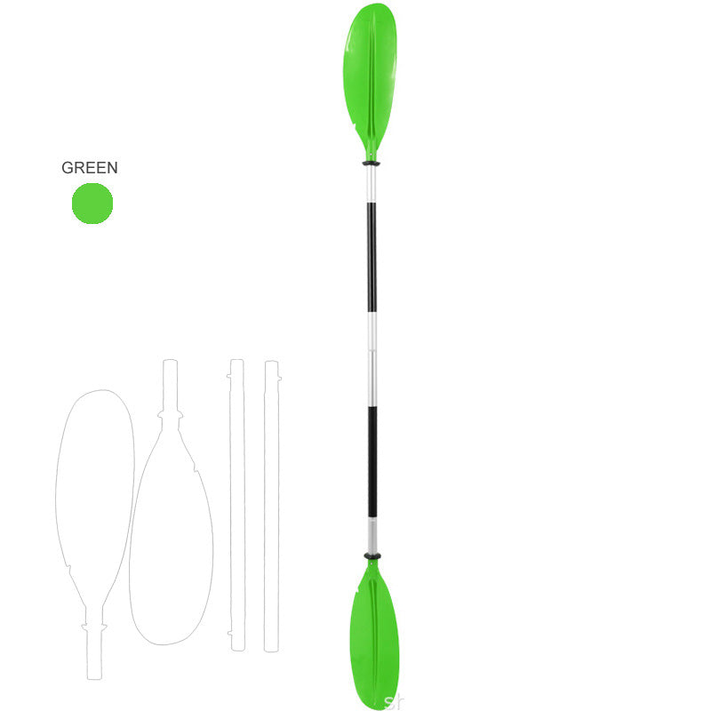 4-Section Modular Kayak Canoe Paddle - Aluminum Shaft & High-Impact Blades