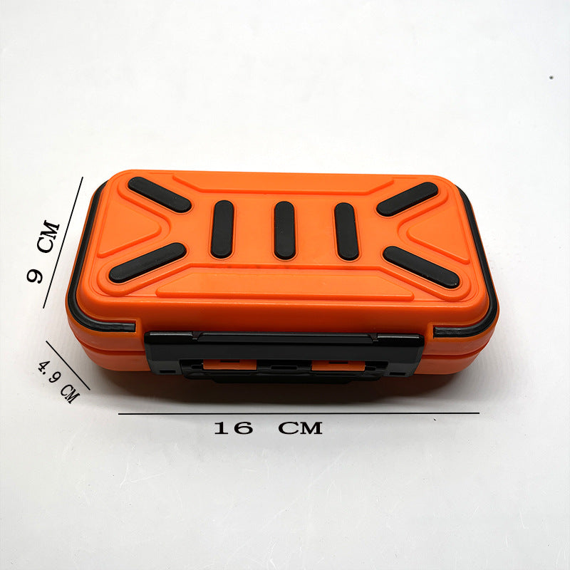 Waterproof Fishing Tackle Box - Impact-Resistant ABS, Dual-Latch Security