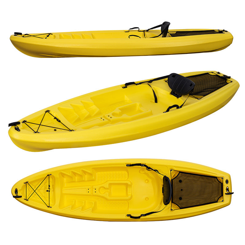 AirowMarine HDPE Blow-Molded Fishing Kayak - 262cm, 20KG Rigid Hull