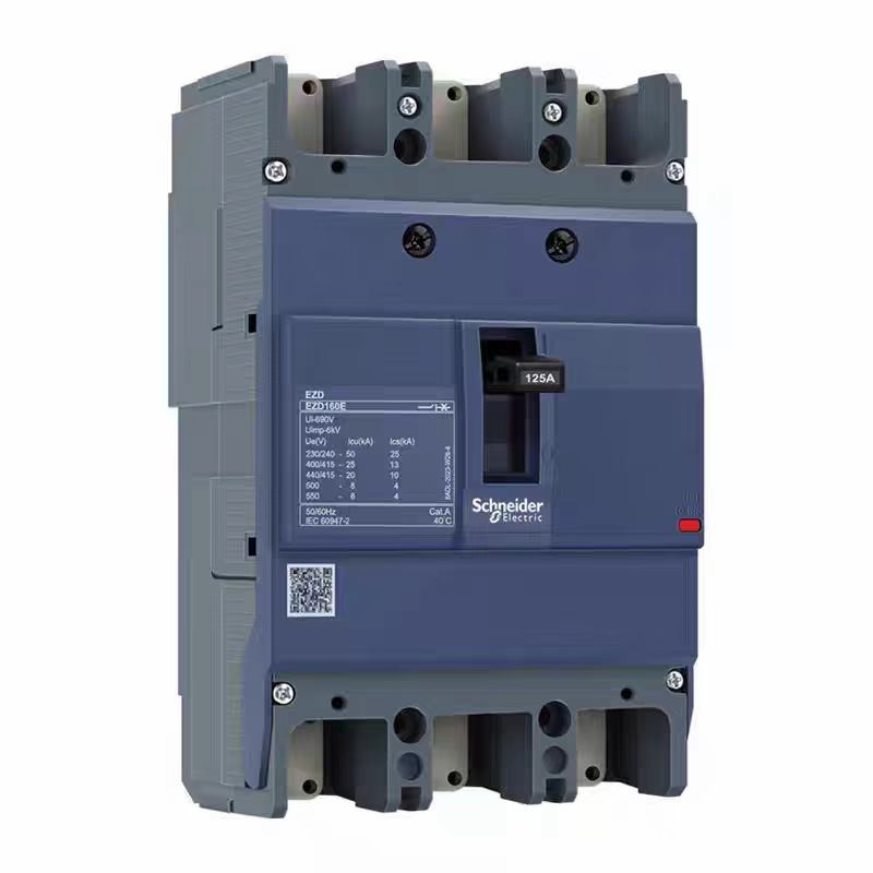 Schneider EZD100B Marine 100A 4P Circuit Breaker - Thermal/Shock Protection